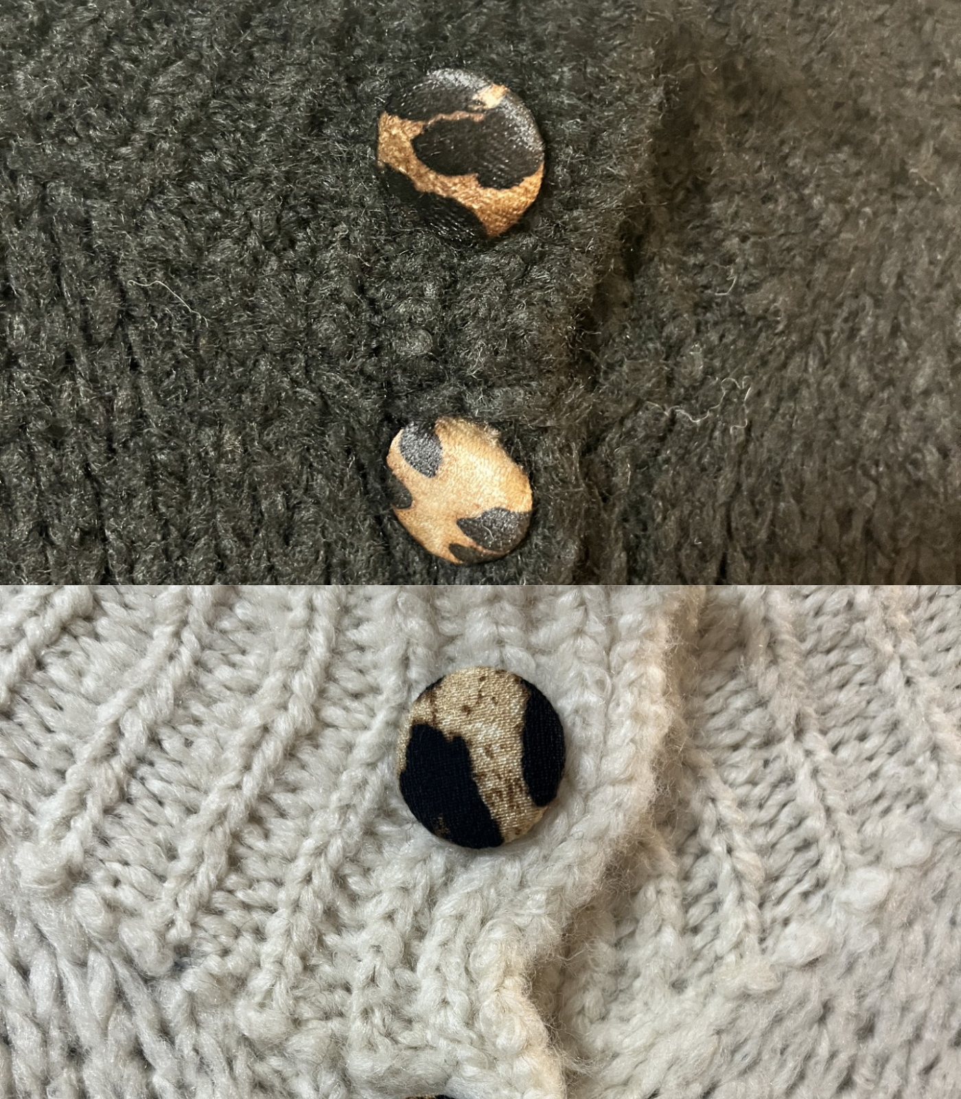 Langer Cardigan Leopard Cozy
