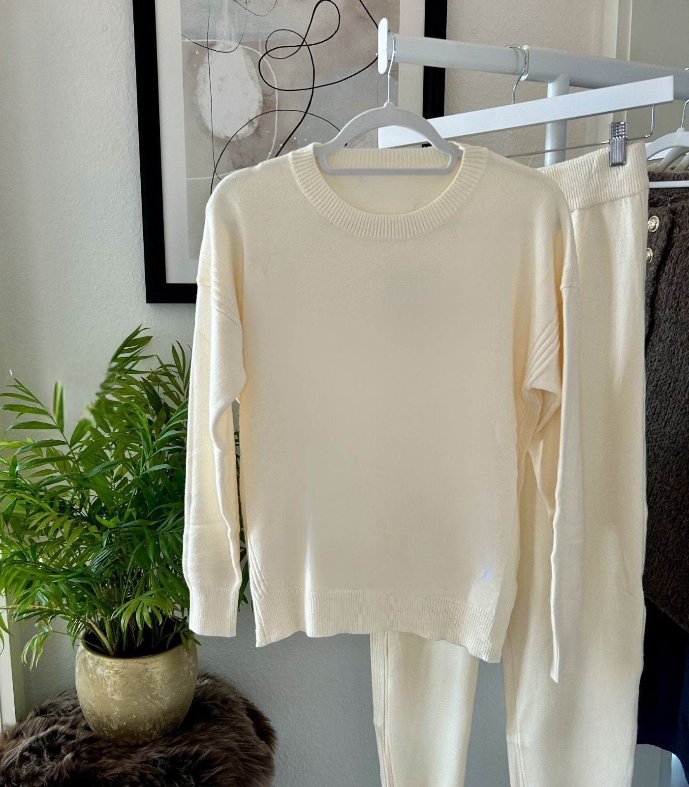 Zweiteiler Comfy Creme