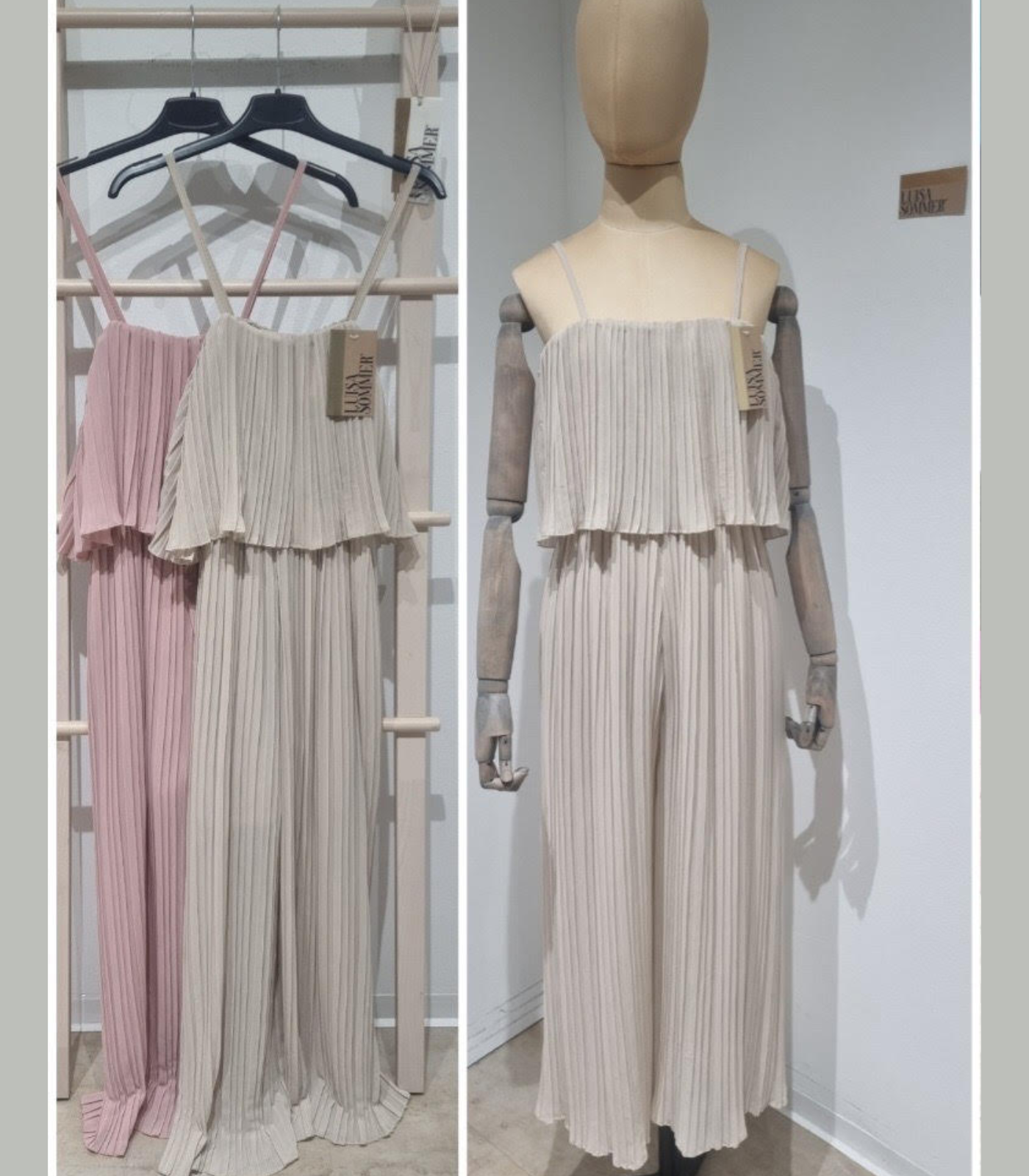 Plissee Jumpsuit | Overall