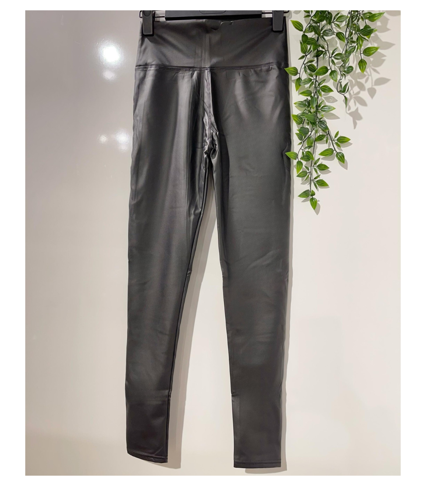 Leggings Kunstleder gefüttert