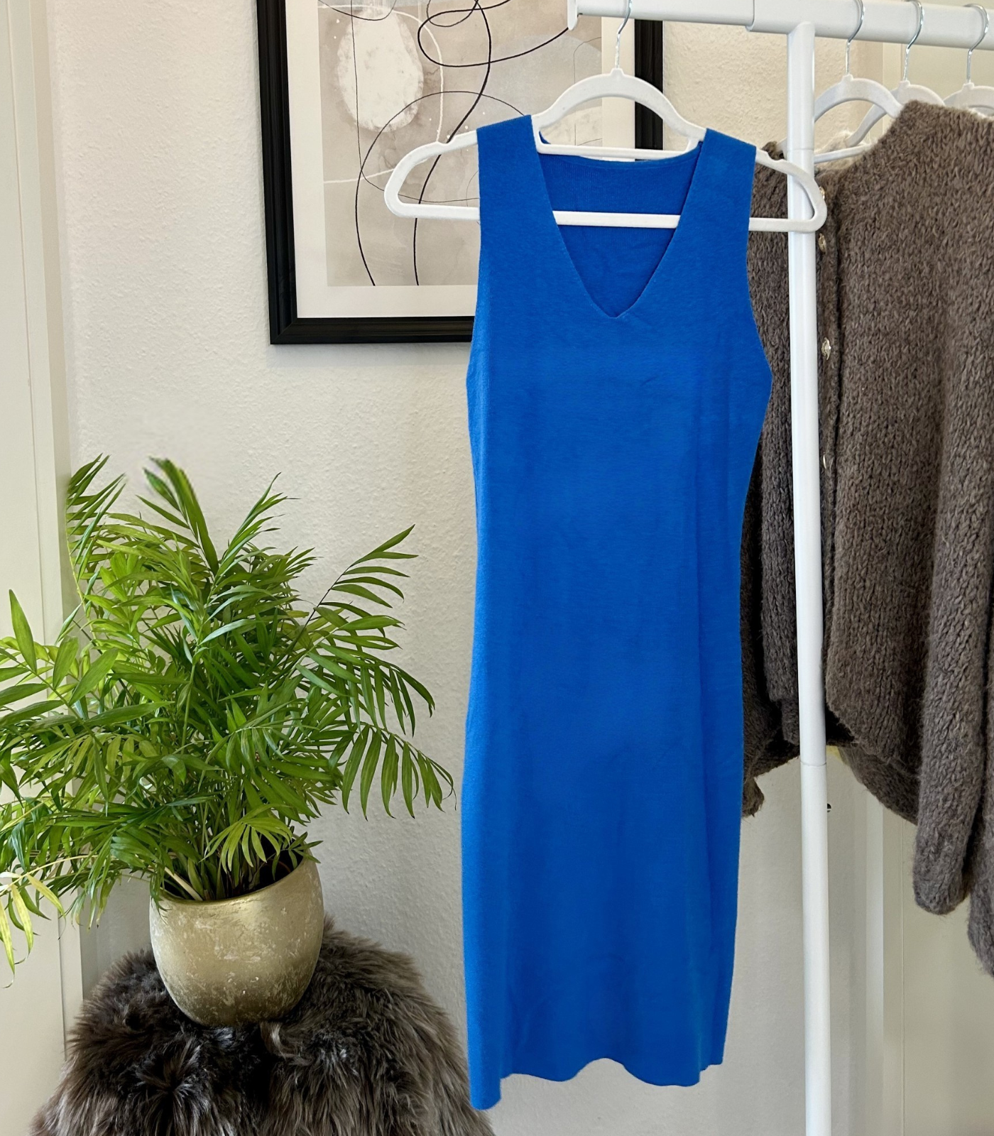 Zweiteiler Kleid + Pullover