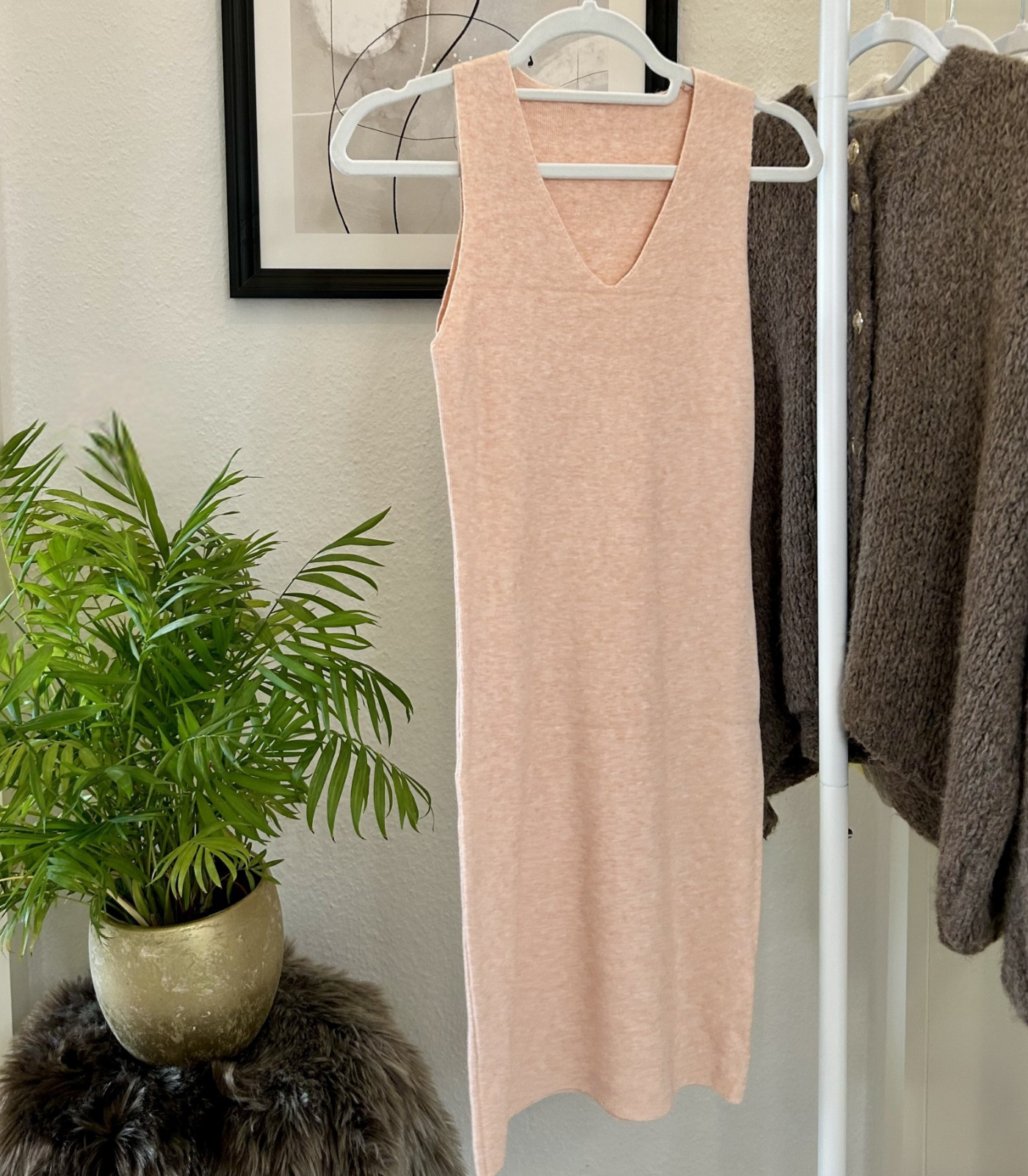 Zweiteiler Kleid + Pullover