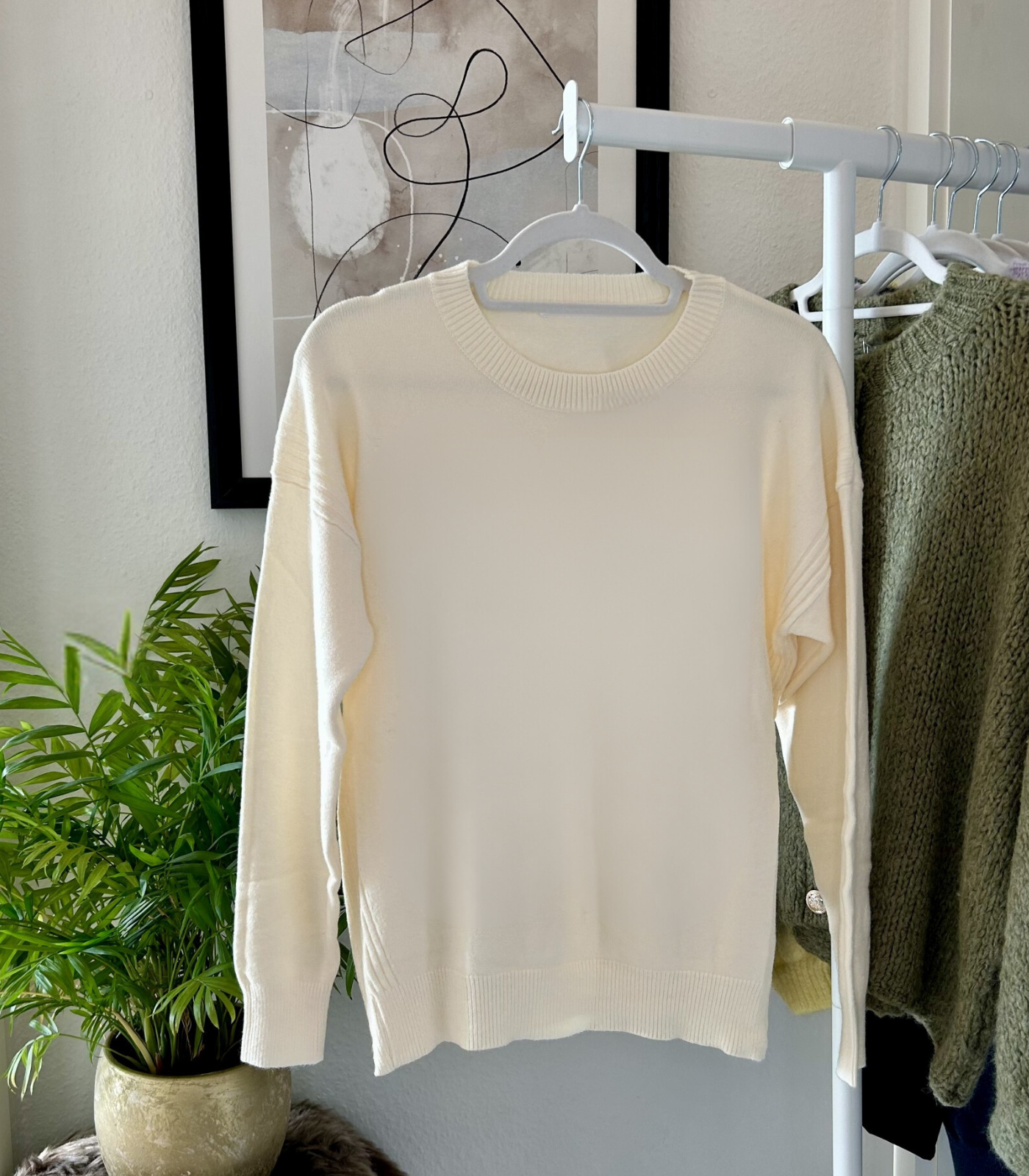 Zweiteiler Comfy Creme