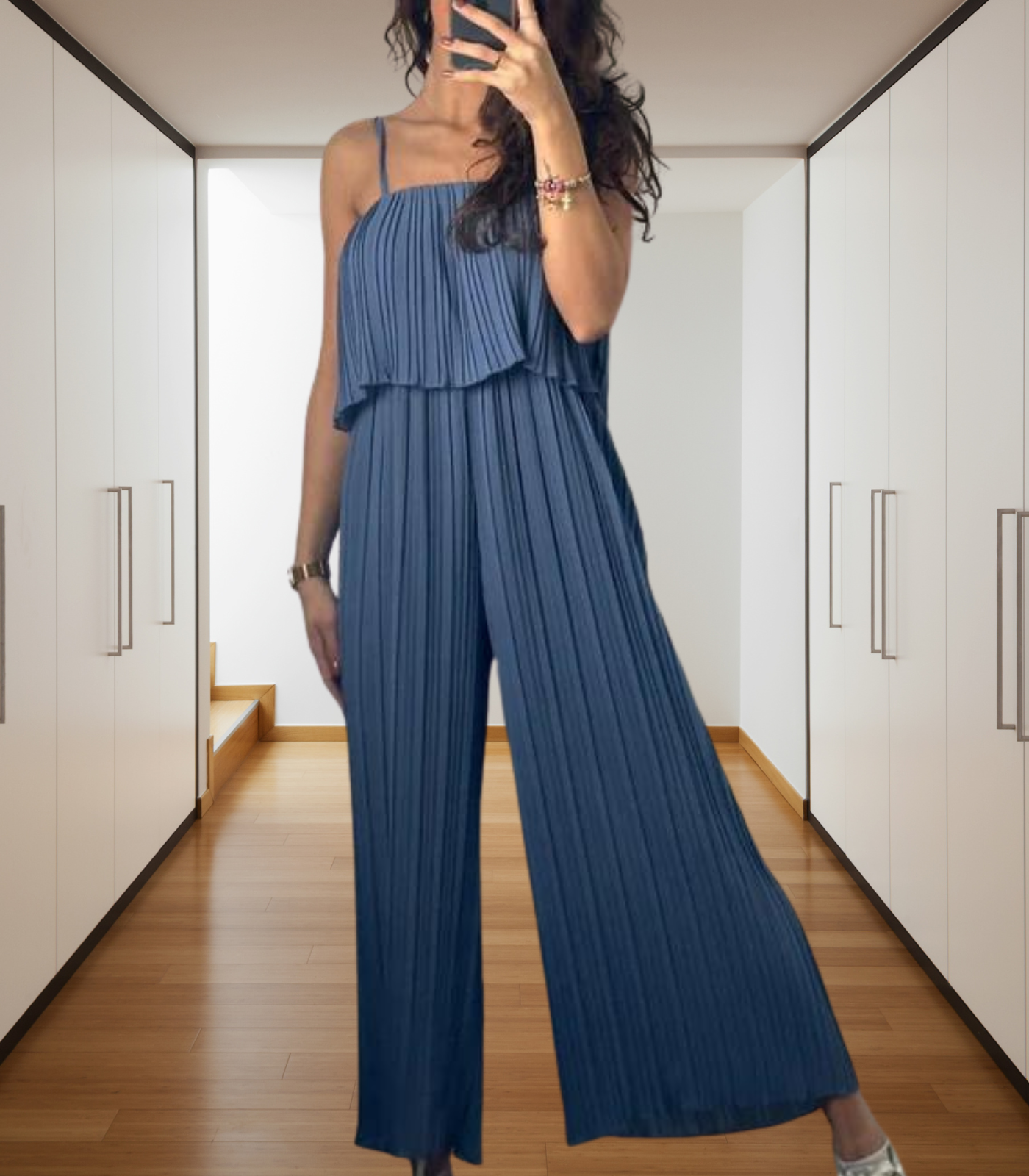 Plissee Jumpsuit | Overall