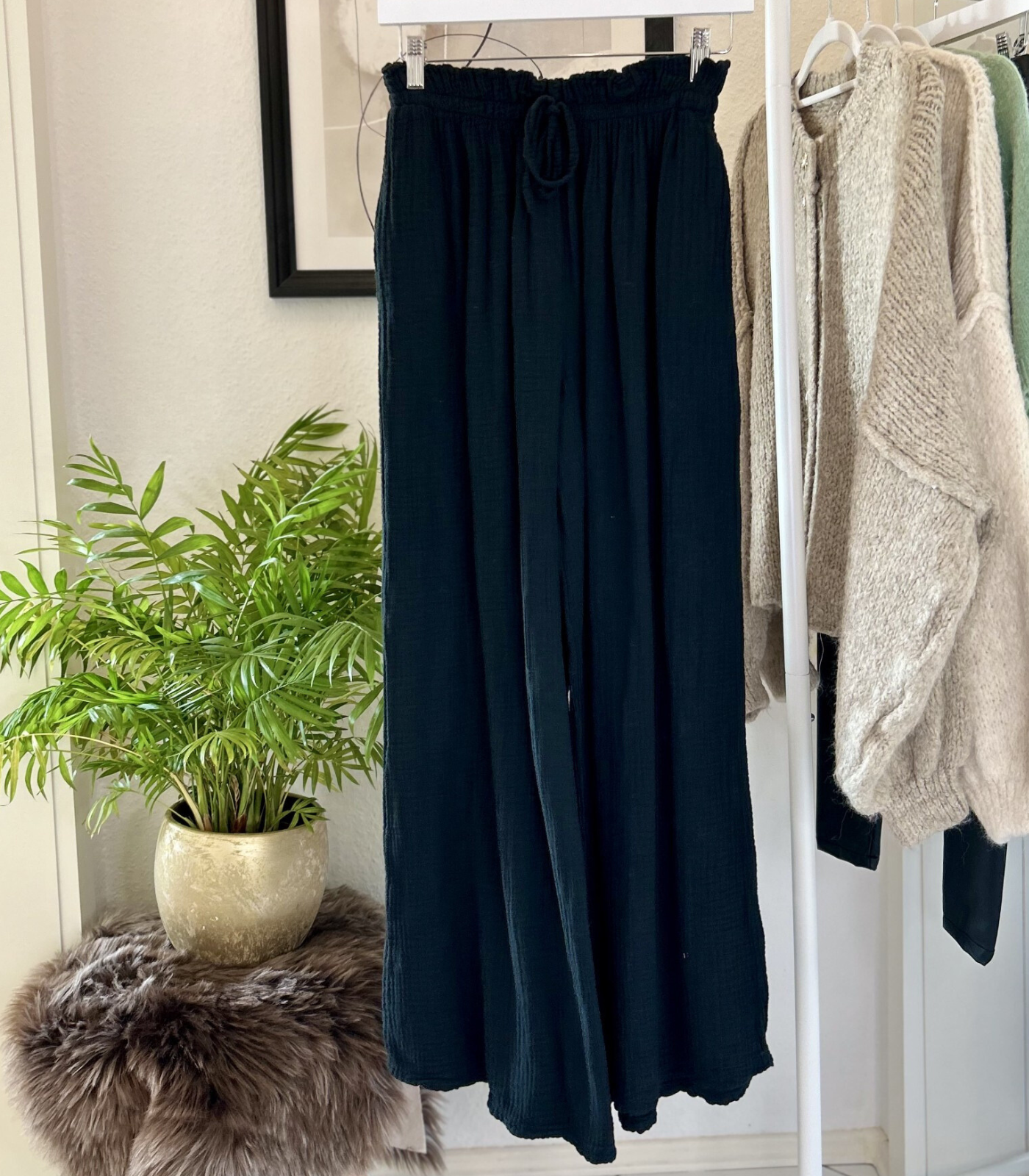 Lange Musselin Hose
