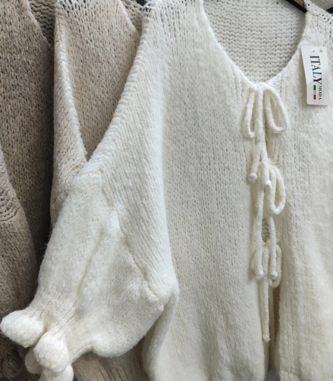 Cardigan Schleife mit Rüschen