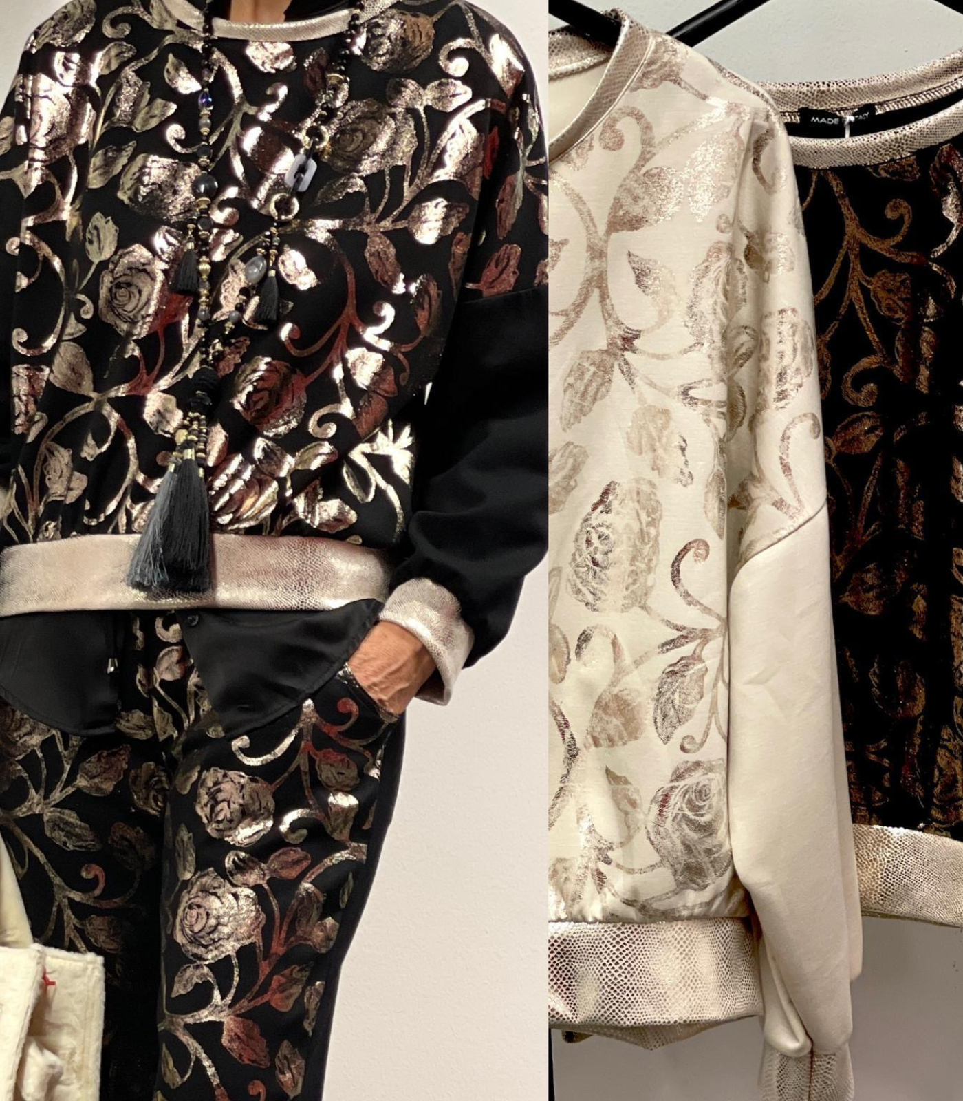 Ornament Chic – Eleganter Pullover mit Muster