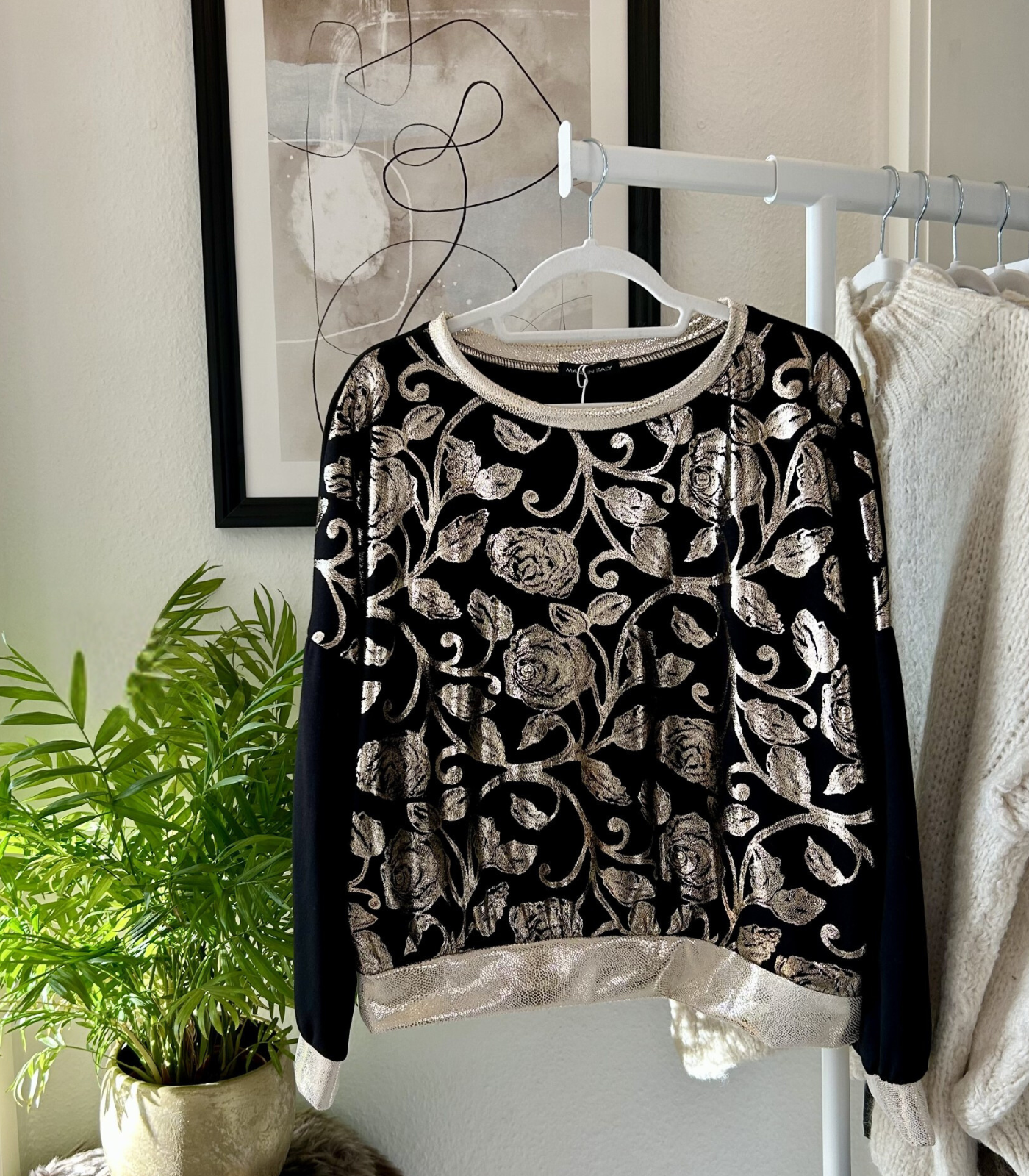 Ornament Chic – Eleganter Pullover mit Muster