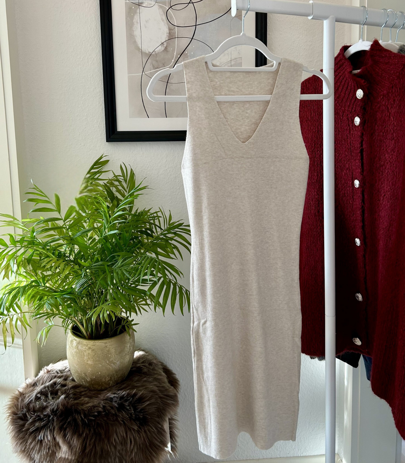 Zweiteiler Kleid + Pullover