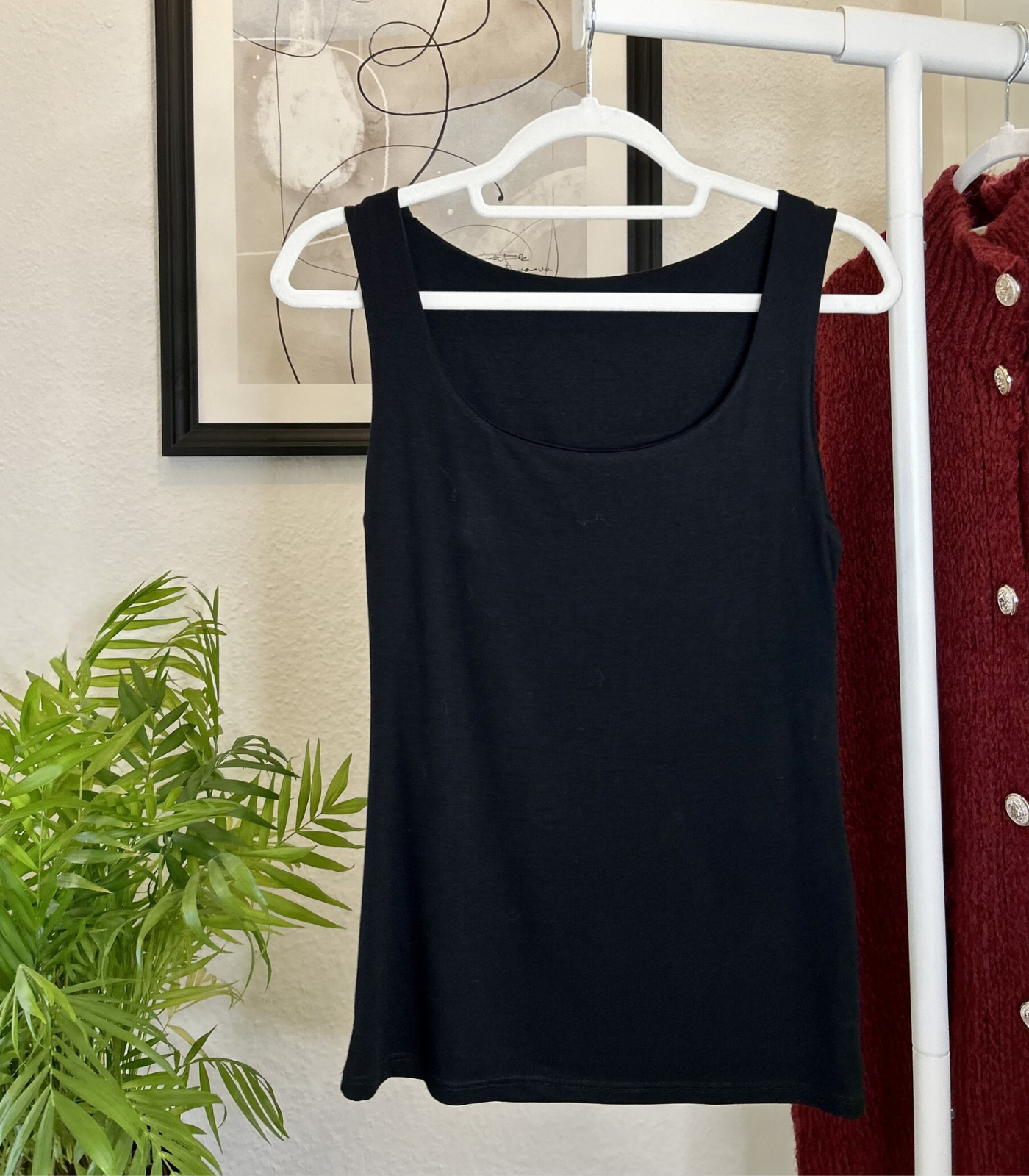 Top eckiger Ausschnitt