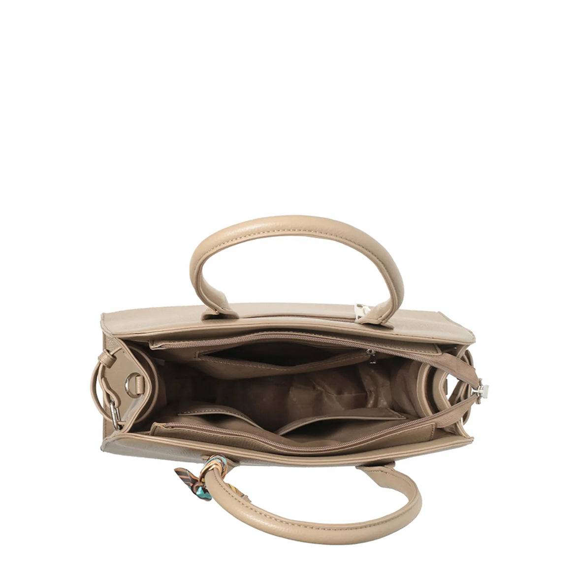 Elegante Handtasche mit Satinband