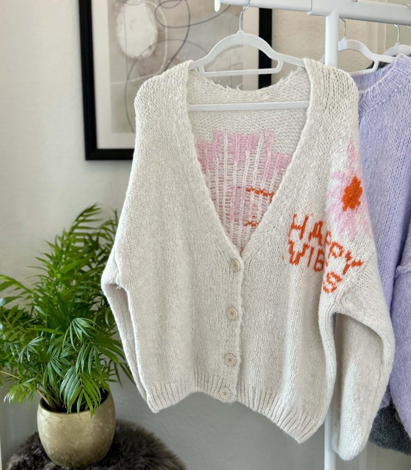 Cardigan Happy Vibes