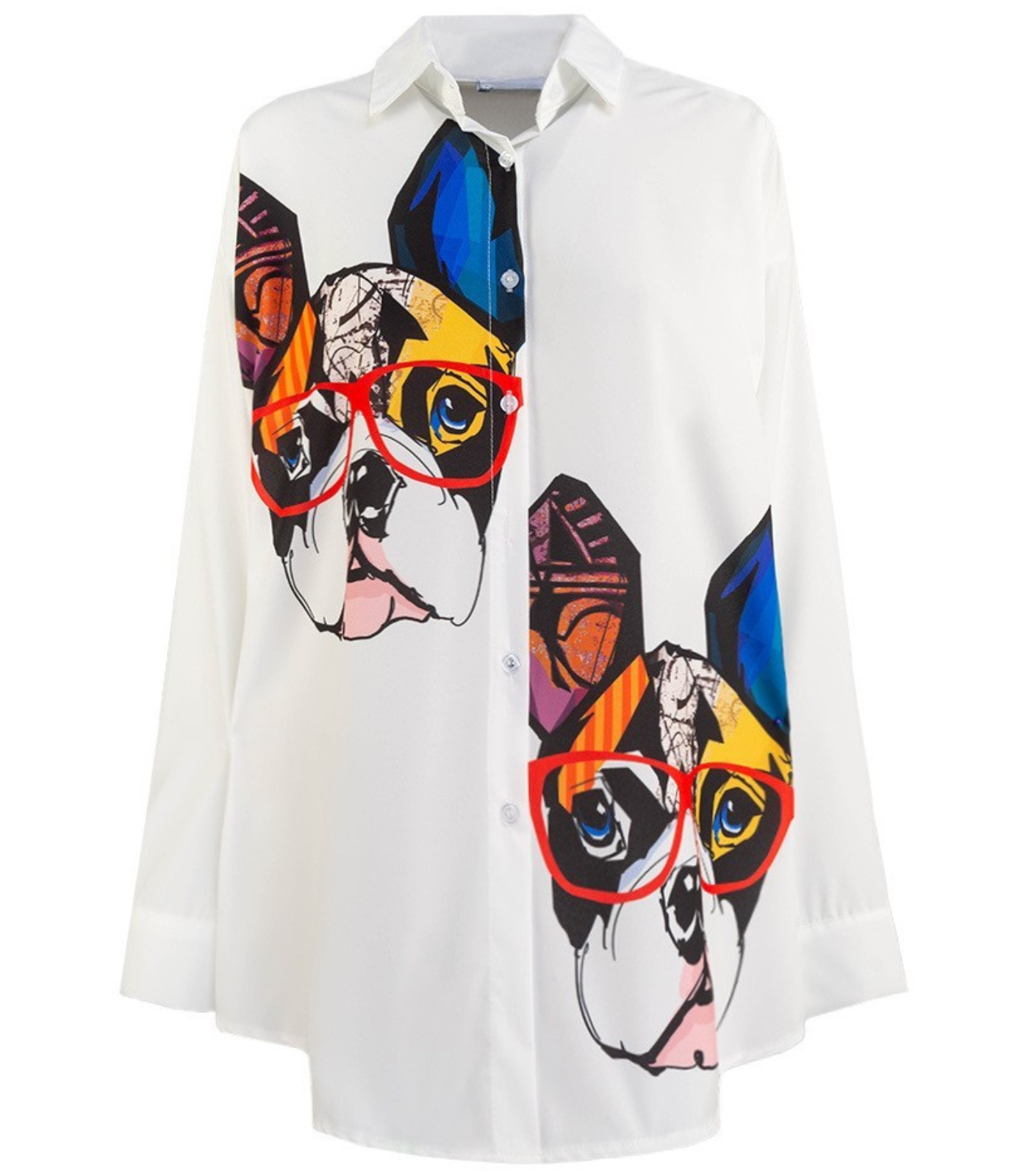 Kreative Pop-Art Bluse
