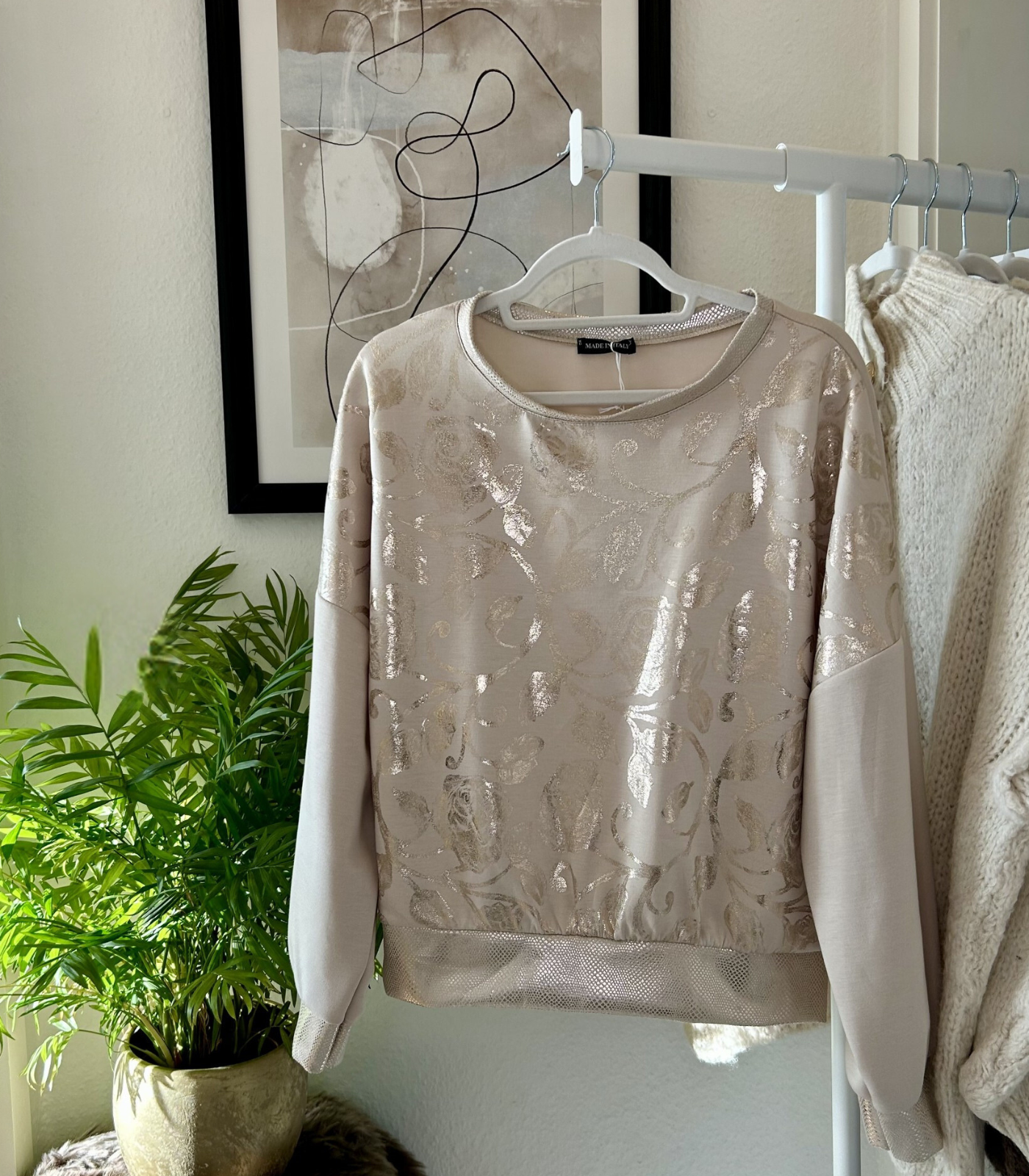 Ornament Chic – Eleganter Pullover mit Muster