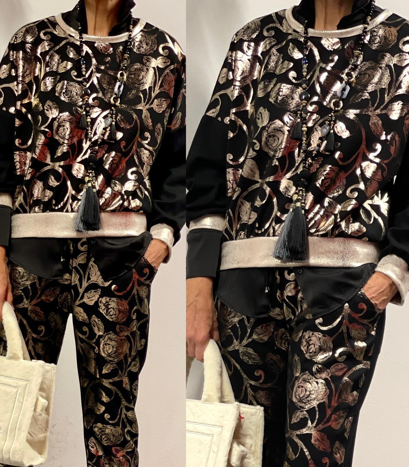 Ornament Chic – Eleganter Pullover mit Muster